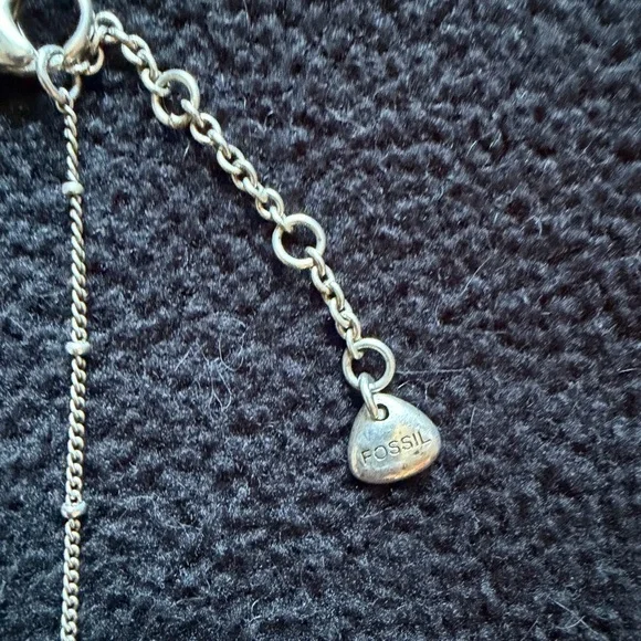 Fossil Tree of Life, necklace, Silver tone - Picture 5 of 6